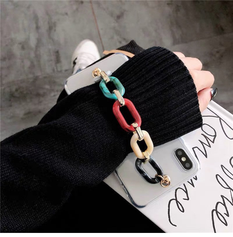 Color bracelet mobile phone case