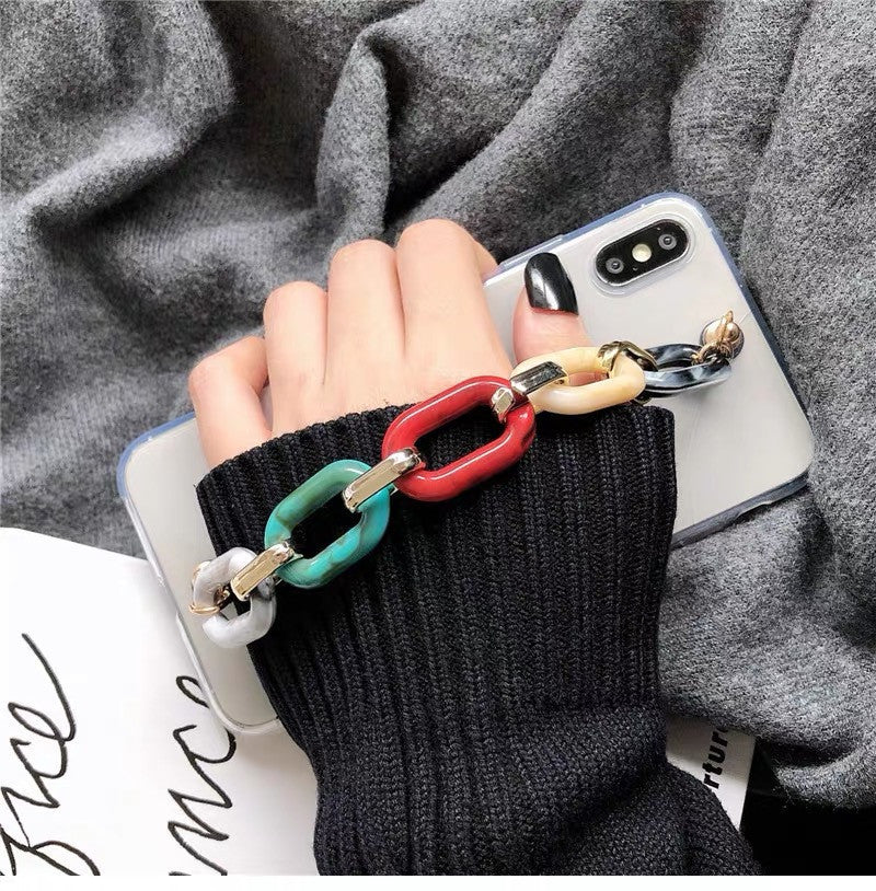 Color bracelet mobile phone case