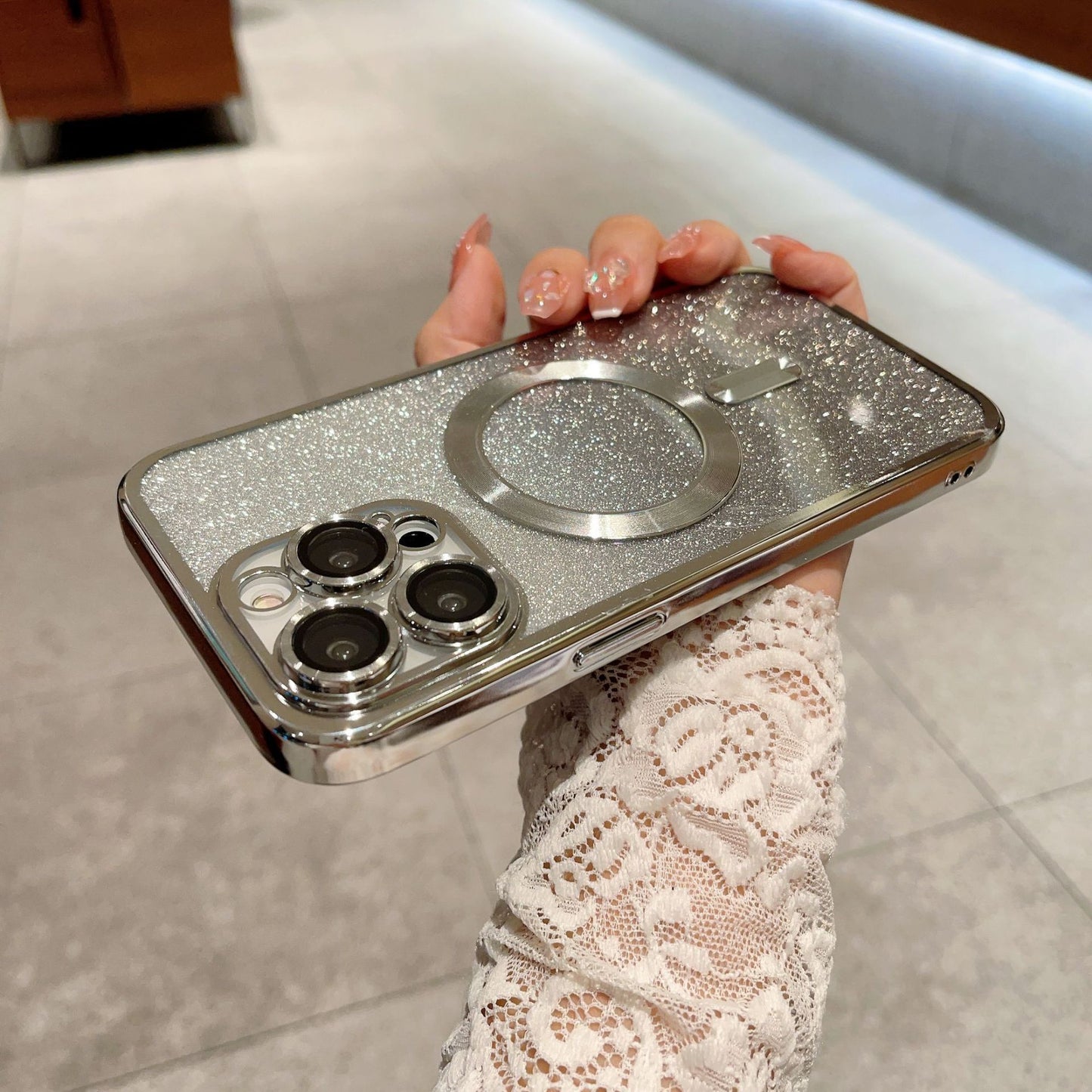 Electroplating Magnetic Mobile Phone Protective Cover