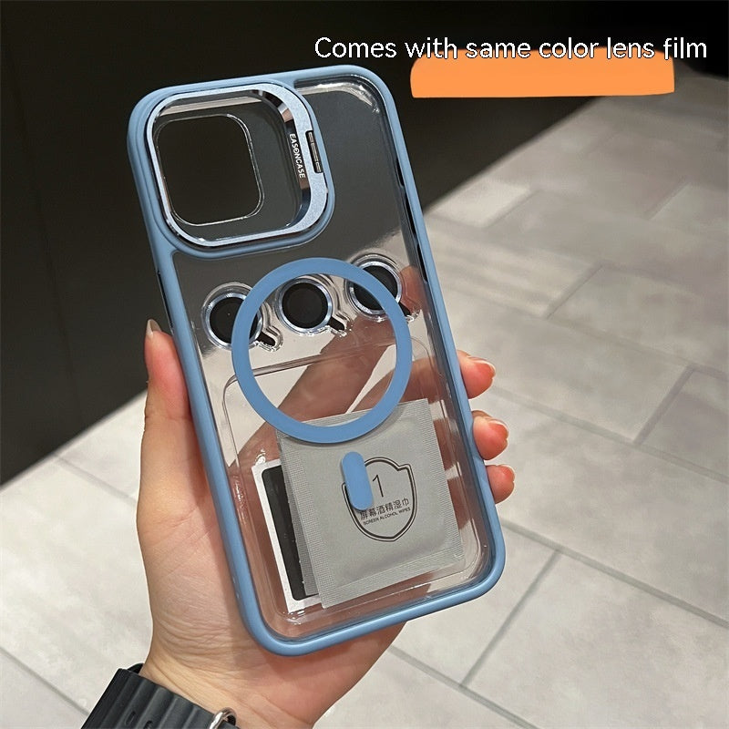 16 Lens Invisible Bracket Phone Case Magnetic Suction
