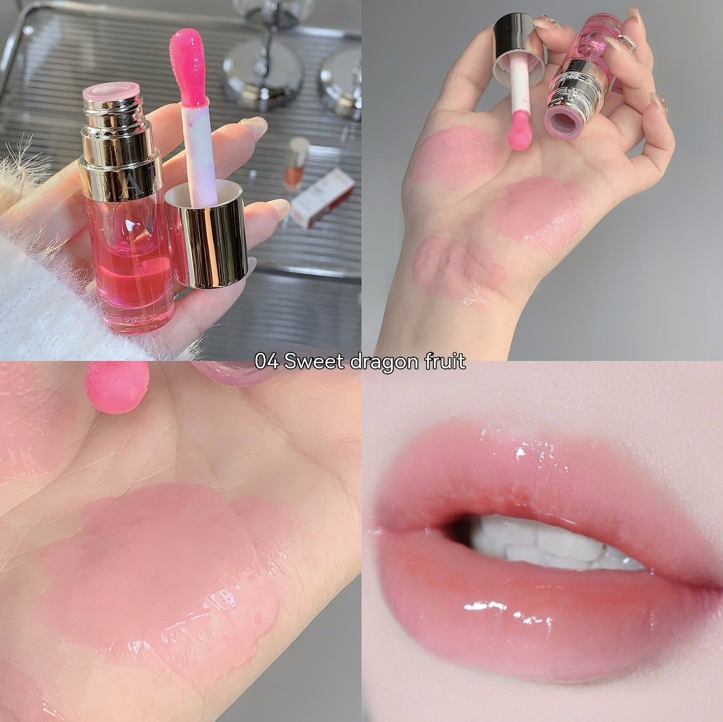 Plant Extract Brightening Lip Moisturizing Oil Anti-chapping Moisturizing