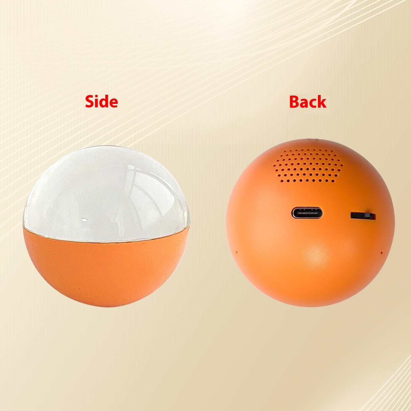 Fashionable And Personalized Electronic Ball Video Player 3D Video Crystal Ball DIY Memory Art Glass Ball Lamp Spherical Pixel Display 2.7inchs Screen 4GB Videos Player For Gift